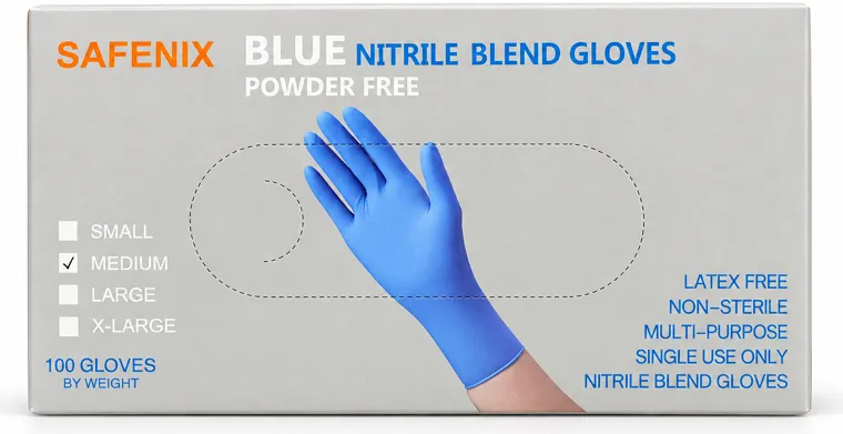 Caja de guantes de nitrilo Safenix